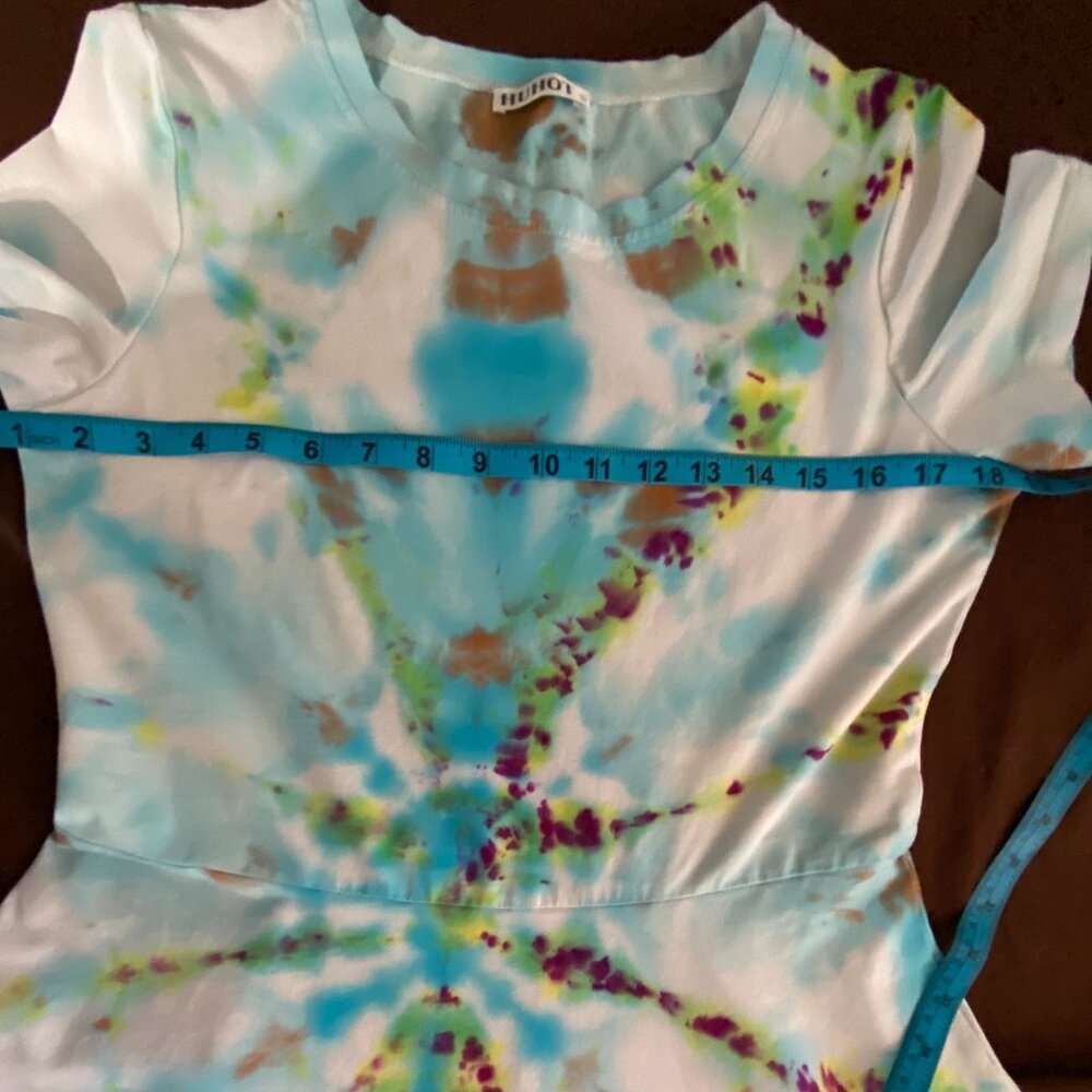 HUHOT LARGE TYE DYE DRESS - Picture 4 of 11